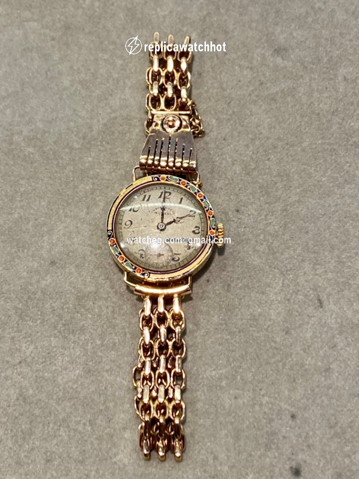 Movado Womens watch Manual winding Yellow gold Movado Chronom??tre 3