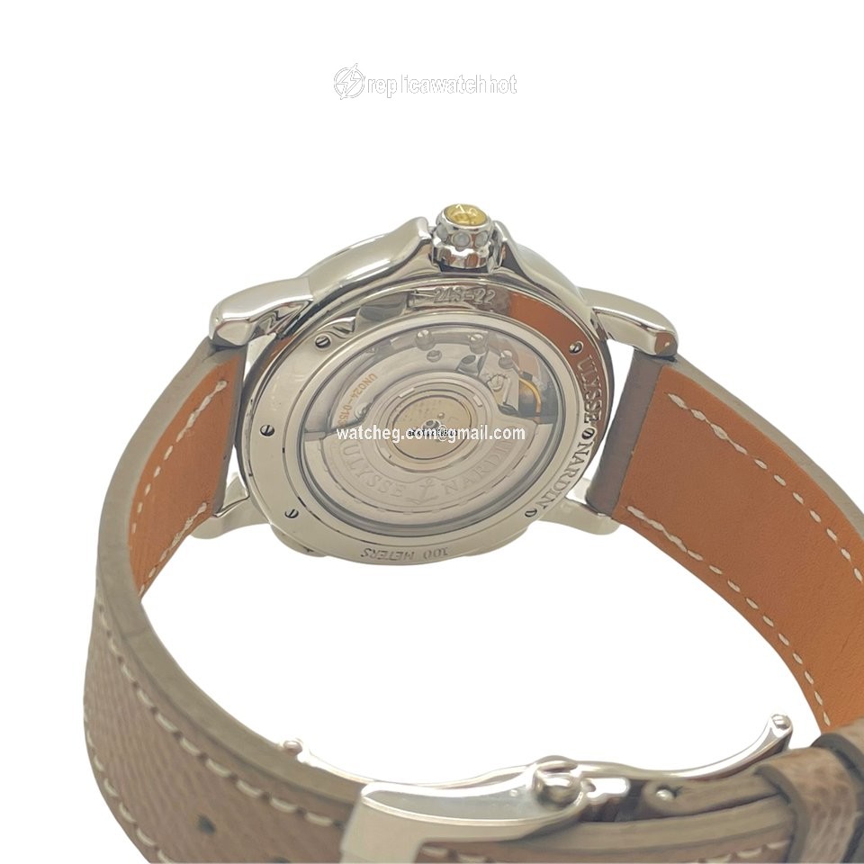 Ulysse Nardin Dual Time Womens watch Automatic Steel 243-22 30-09 3