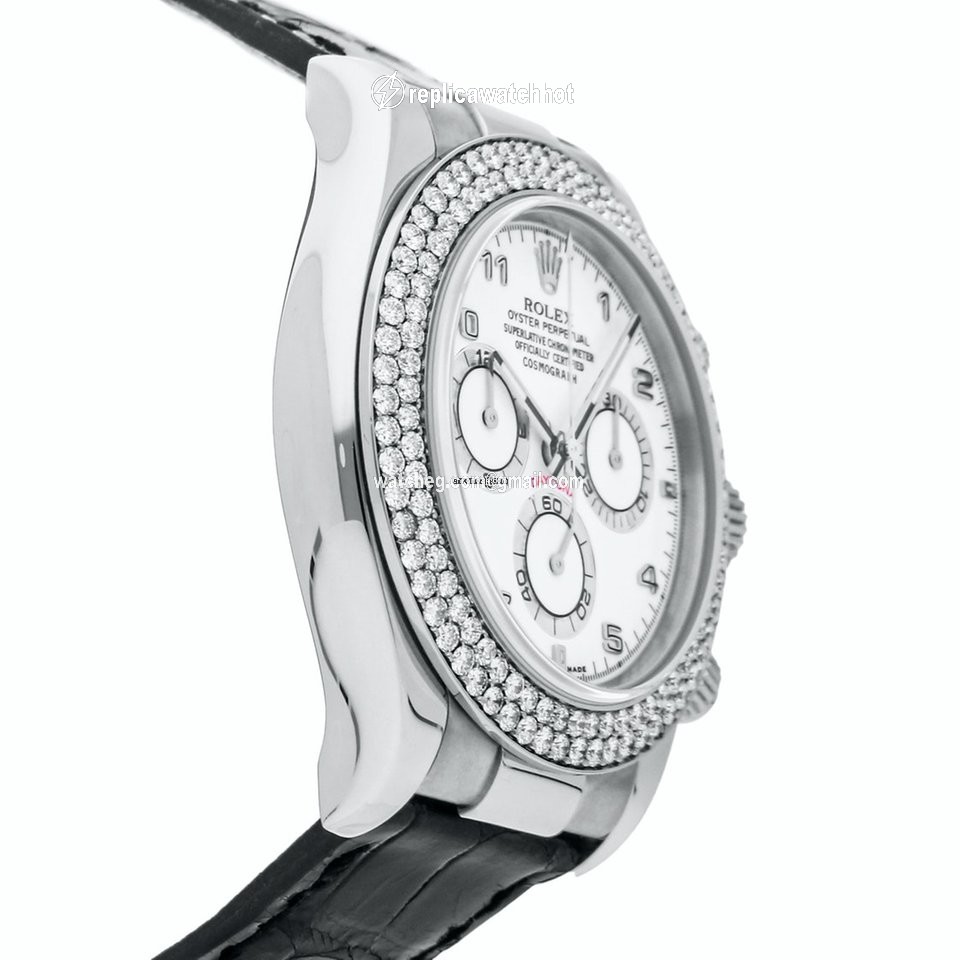 Rolex Daytona Mens watch Unisex White gold Automatic 116589RBR 3