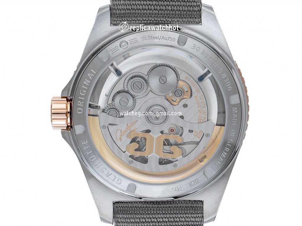 Glashtte Original Mens watch Unisex Automatic Gold Steel 1-36-13-04-91-08 3