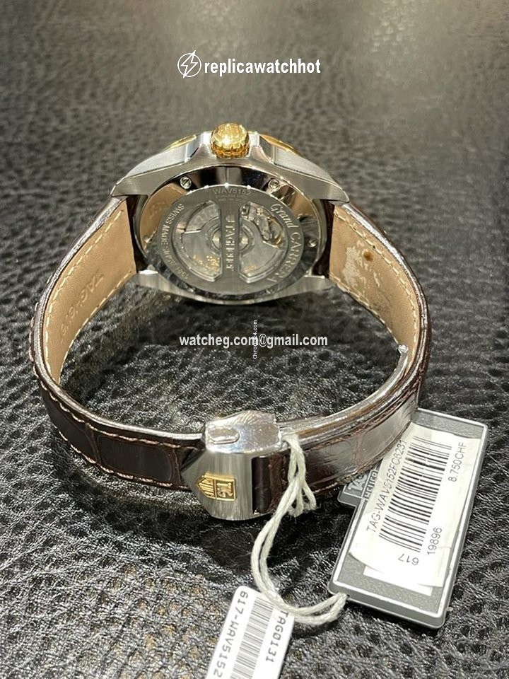 TAG Heuer Grand Carrera Mens watch Unisex Automatic Gold Steel WAV5152.FC6231 3