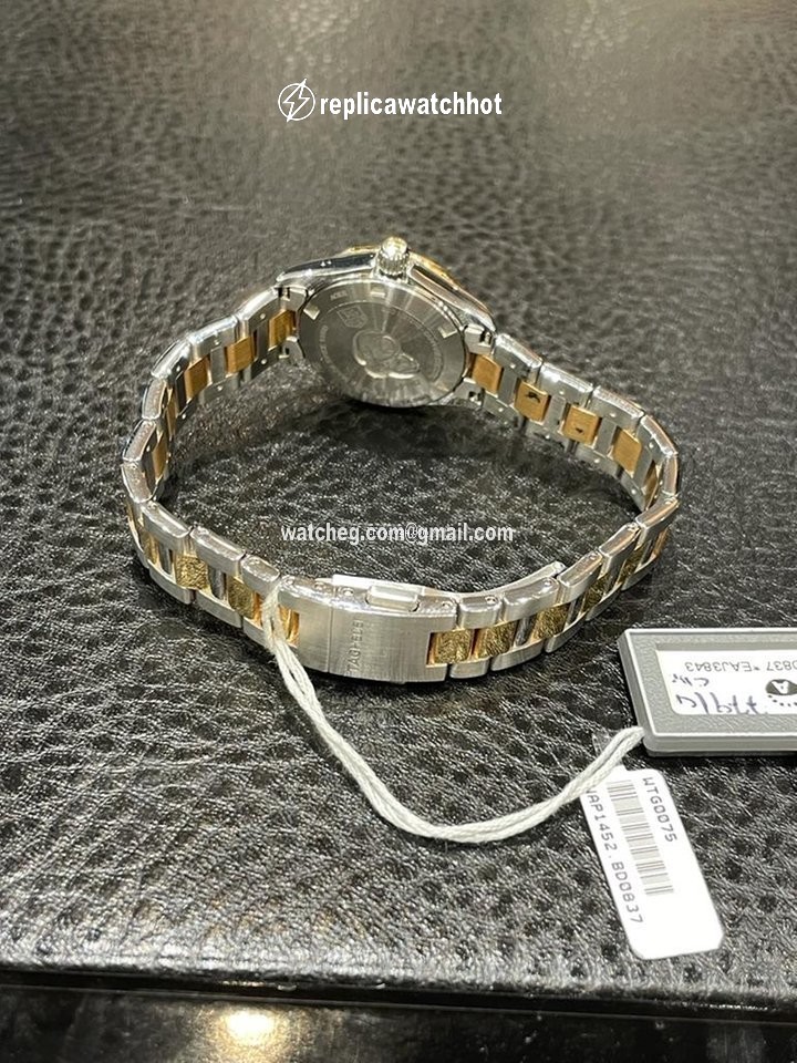 TAG Heuer Aquaracer Lady Womens watch Quartz Gold Steel WAP1452.BD0837 3