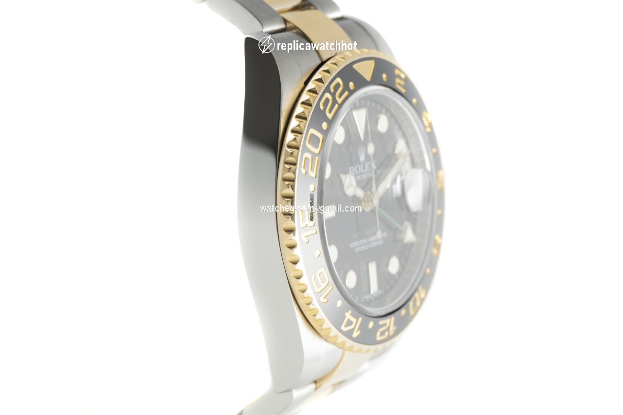 Rolex GMT-Master II Mens watch Unisex Gold Steel Automatic 116713 3