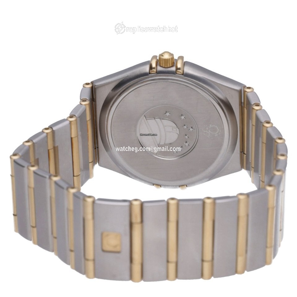 Omega Constellation Mens watch Unisex Quartz Gold Steel 1212.30.00 3