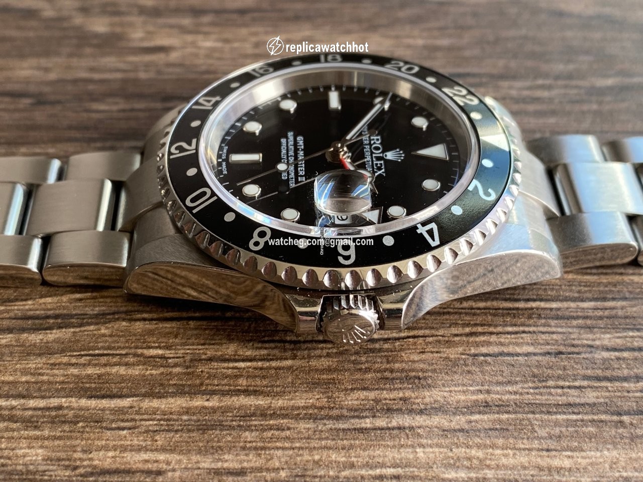 Rolex GMT-Master II Mens watch Unisex Steel Automatic 16710LN 3