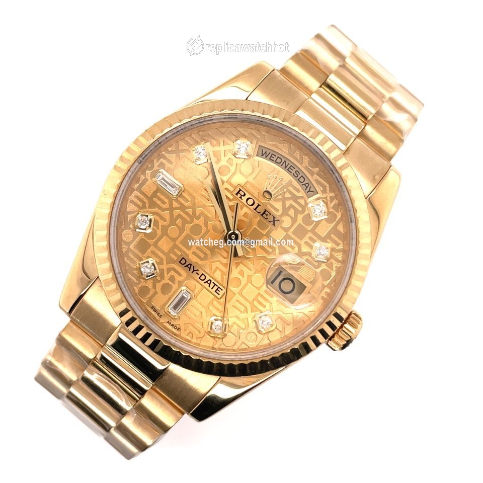 Rolex Day-Date 36 Mens watch Unisex Yellow gold Automatic 118338 3