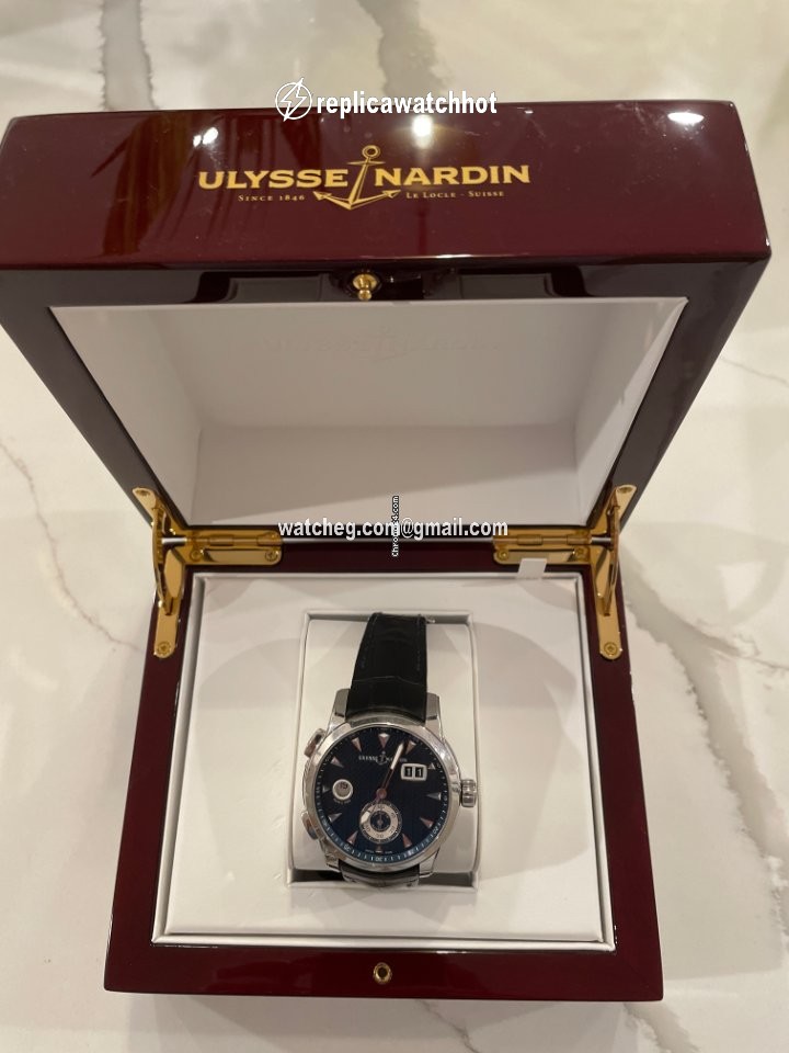 Ulysse Nardin Dual Time Mens watch Unisex Automatic Steel 3343-126LE 93 3