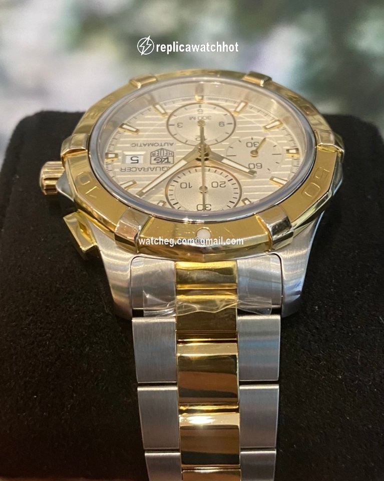 TAG Heuer Aquaracer Mens watch Unisex Automatic Gold Steel CAP2120.BB0834 3