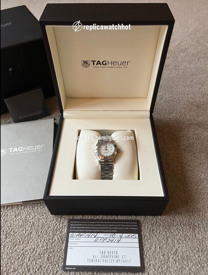 TAG Heuer Aquaracer Lady Womens watch Quartz Steel WAF1414.BA0823 3