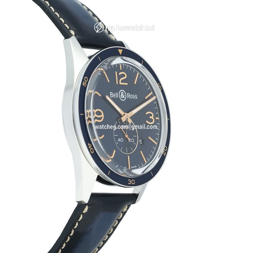 Bell & Ross Vintage Mens watch Unisex Automatic Steel BR123-95-SC 3
