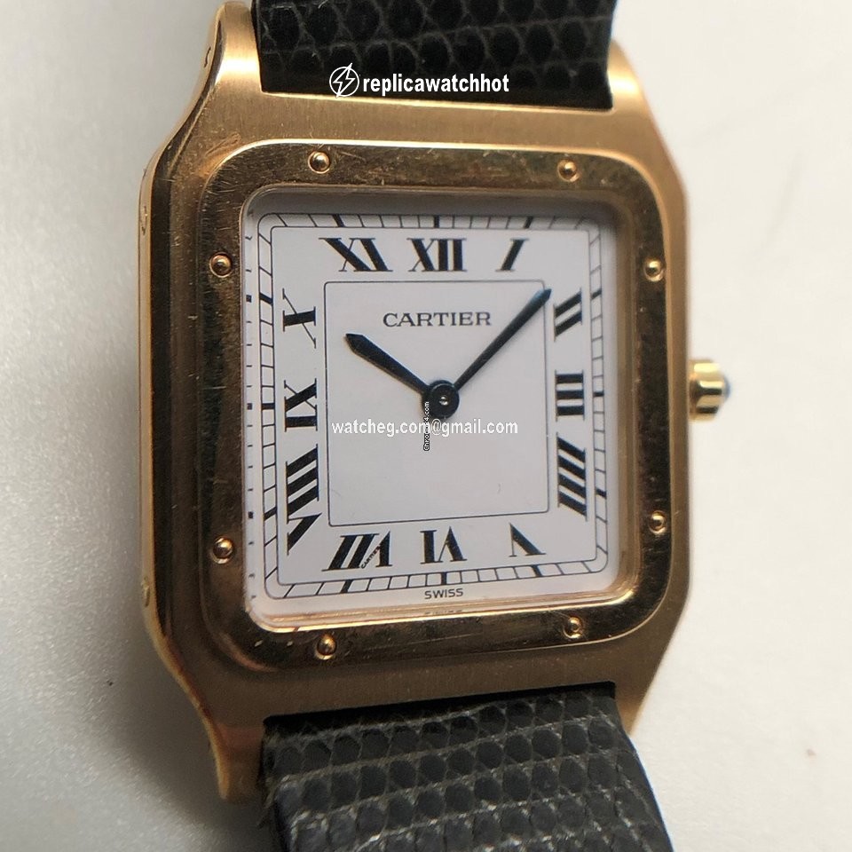 Cartier Santos Dumont Mens watch Unisex Manual winding Yellow gold 96054 3