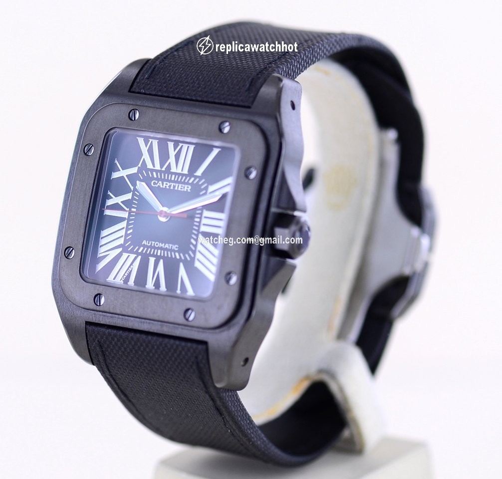 Cartier Santos 100 Mens watch Unisex Automatic Steel 3774  WSSA0006 3