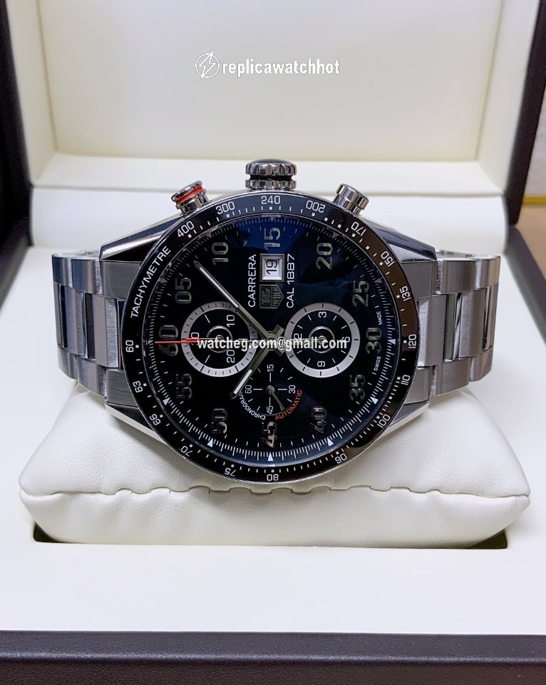 TAG Heuer Carrera Calibre 1887 Mens watch Unisex Automatic Steel CAR2A10.BA0799 3