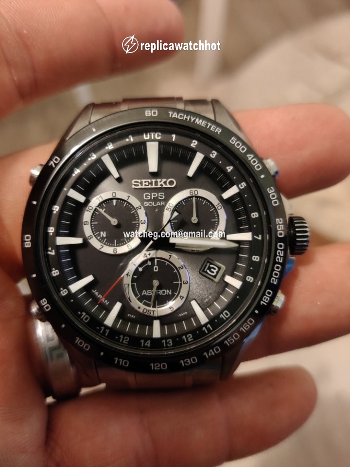 Seiko Astron GPS Solar Chronograph Mens watch Unisex Automatic Steel SSE011J1 3
