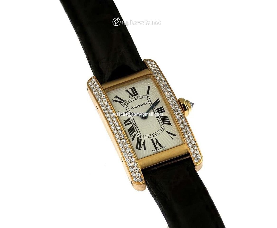 Cartier Tank Americaine Womens watch Automatic Rose gold WB704751 3