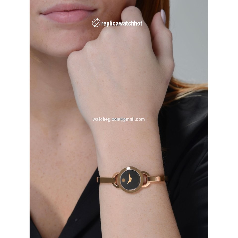 Movado Rondiro Womens watch Quartz Gold Steel 607065 3