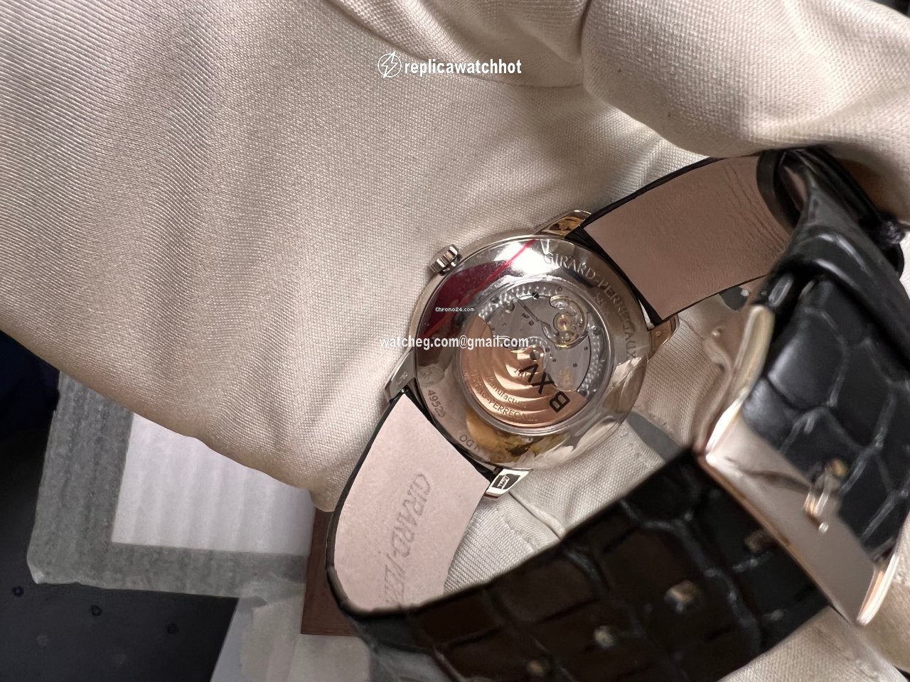 Girard Perregaux 1966 Mens watch Unisex Automatic White gold 49525-53-631-BK6A 3