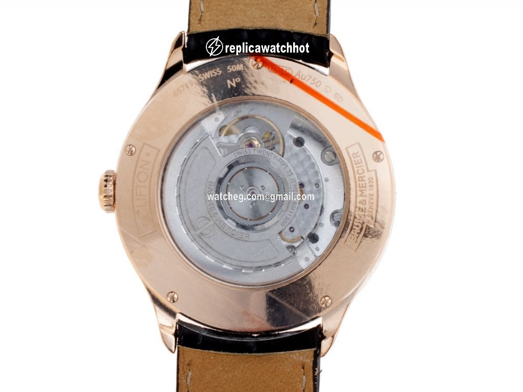 Baume & Mercier Clifton Mens watch Unisex Automatic Rose gold MOA10059 3