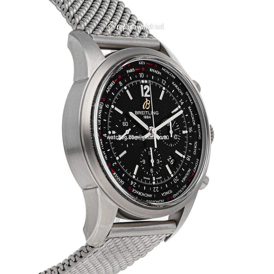 Breitling Transocean Unitime Pilot Mens watch Unisex Automatic Steel AB0510U6 BC26 3