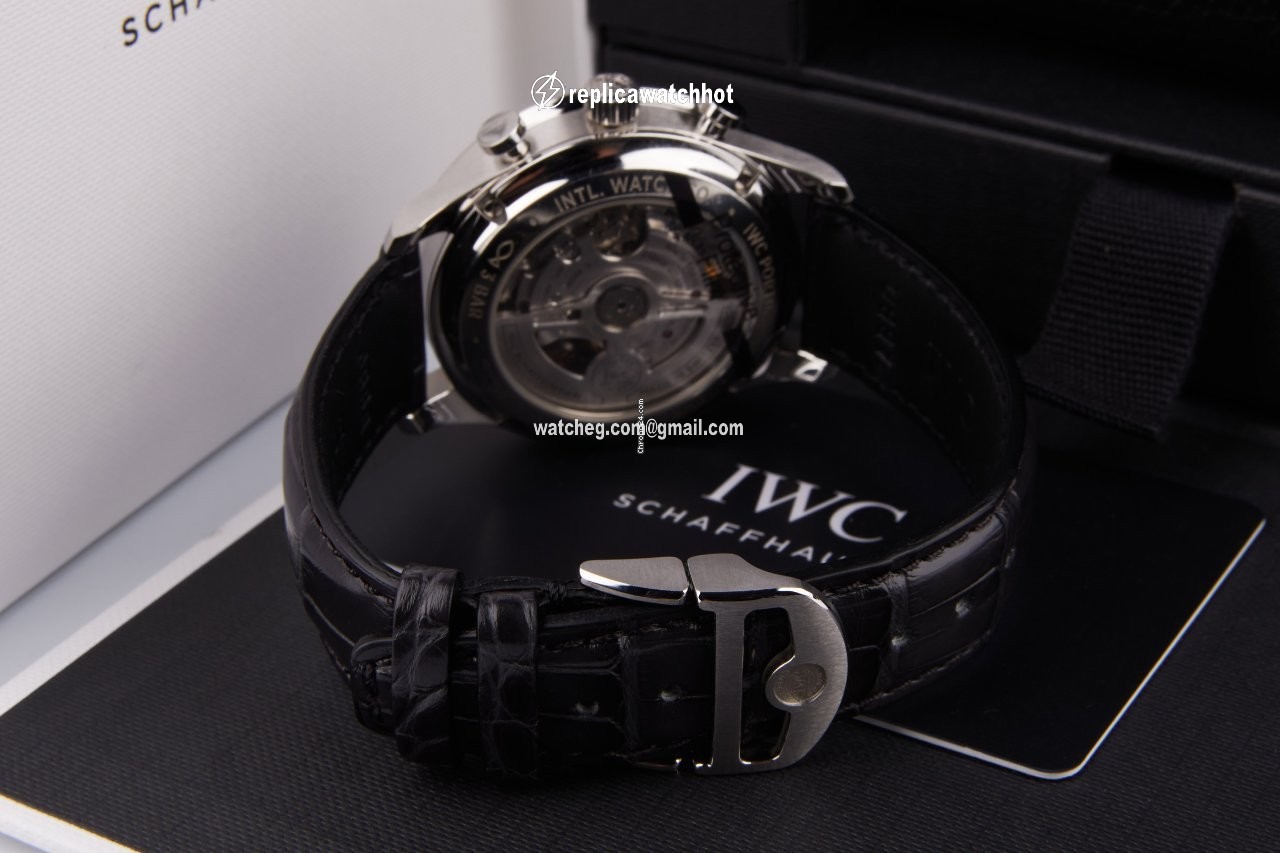 IWC Portuguese Chronograph Mens watch Unisex Automatic Steel IW371615 3