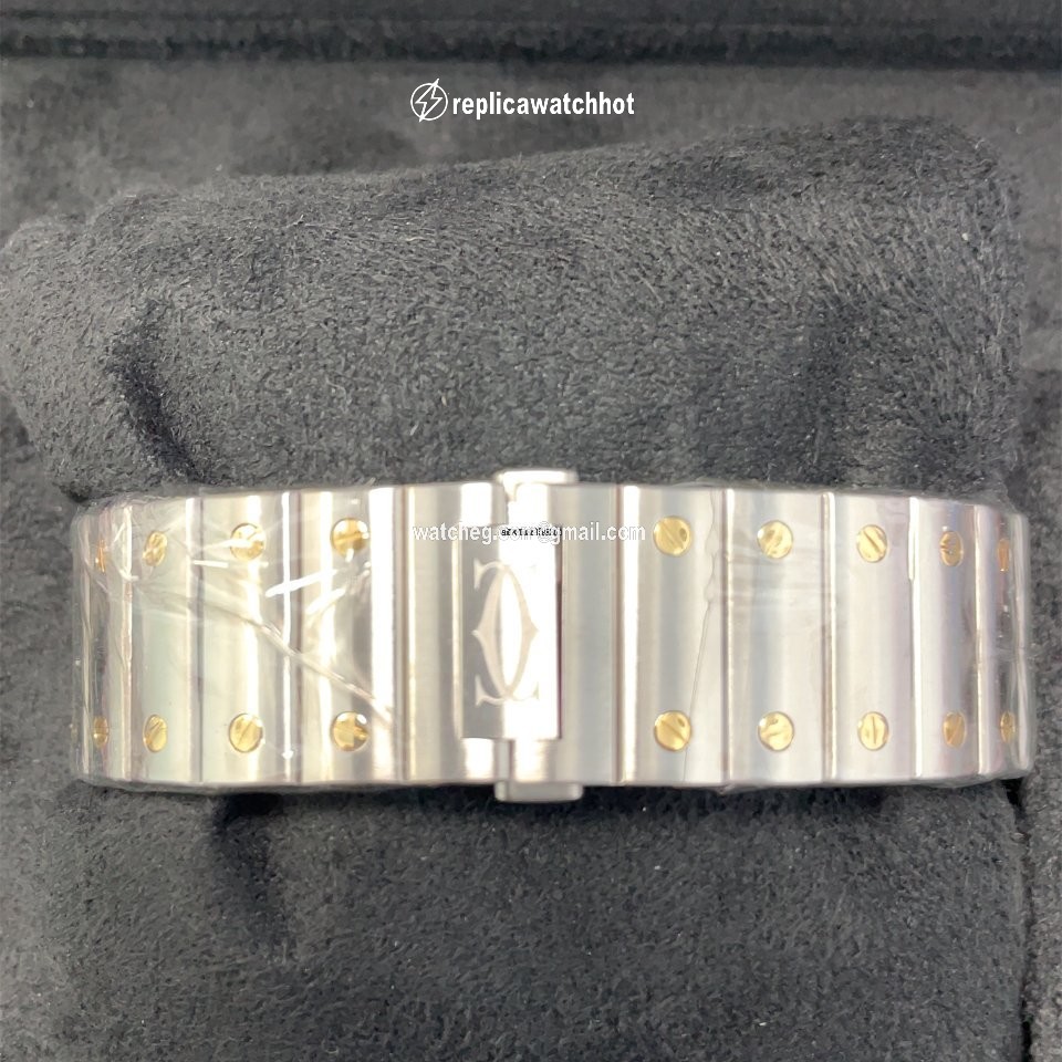 Cartier Santos Mens watch Unisex Automatic Gold Steel W2SA0006 3