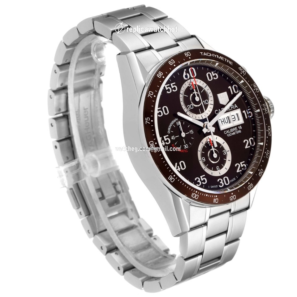 TAG Heuer Carrera Calibre 16 Mens watch Unisex Automatic Steel CV2A12.FC6236 3