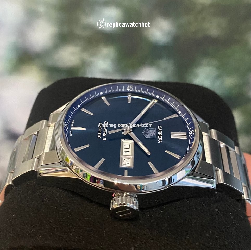 TAG Heuer Carrera Calibre 5 Mens watch Unisex Automatic Steel WAR201E.BA0723 3