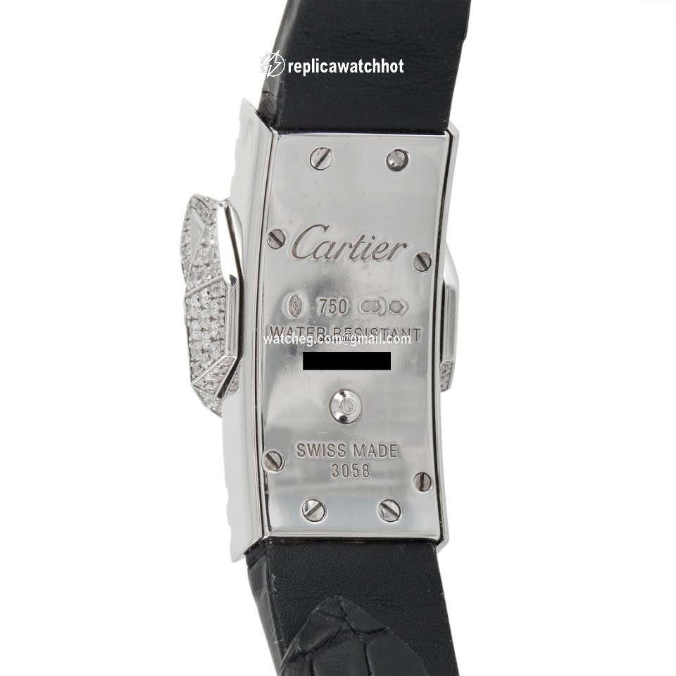 Cartier Panthere Mens watch Unisex Quartz White gold 3058 3