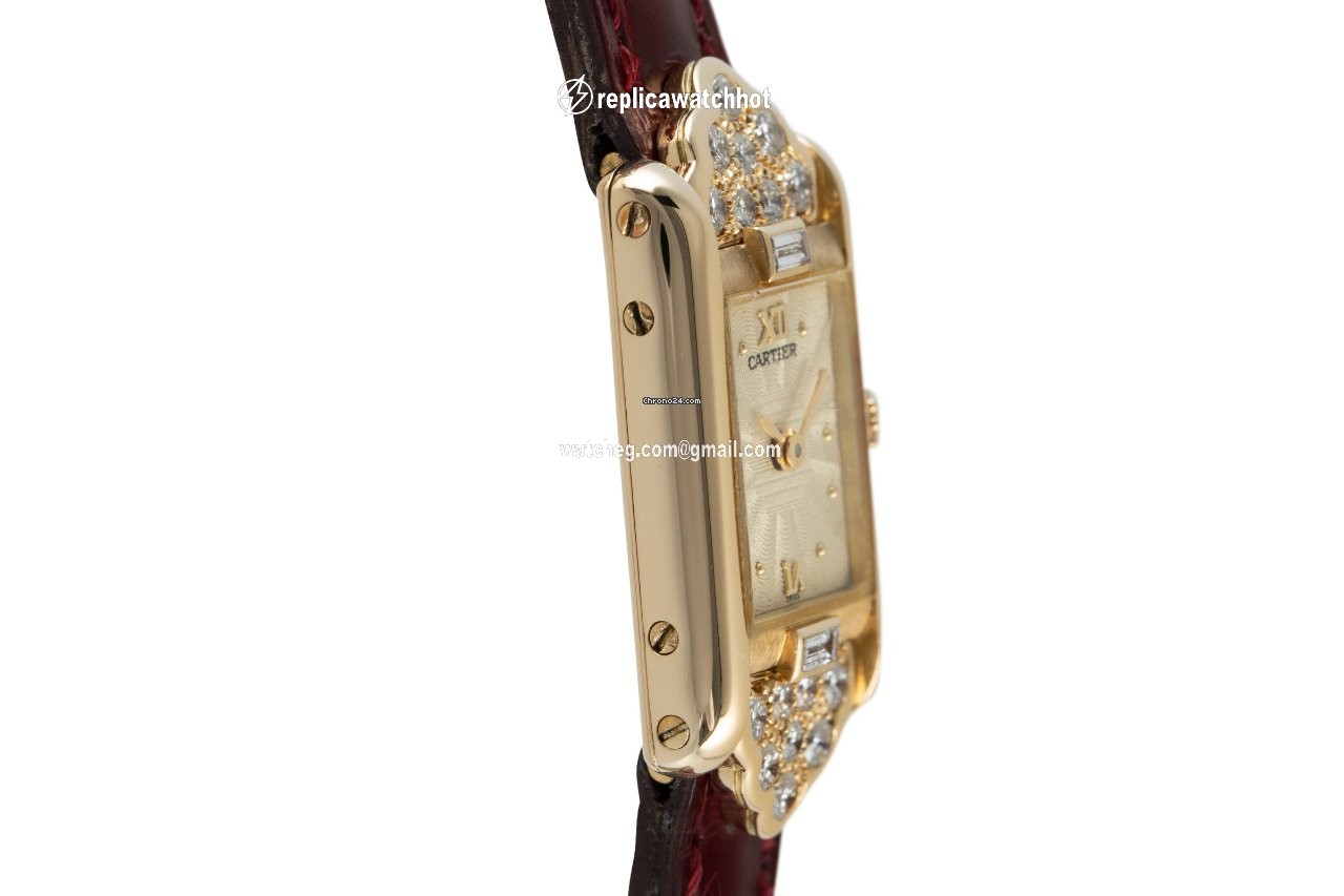 Cartier Tank Womens watch Quartz Yellow gold 1361 3