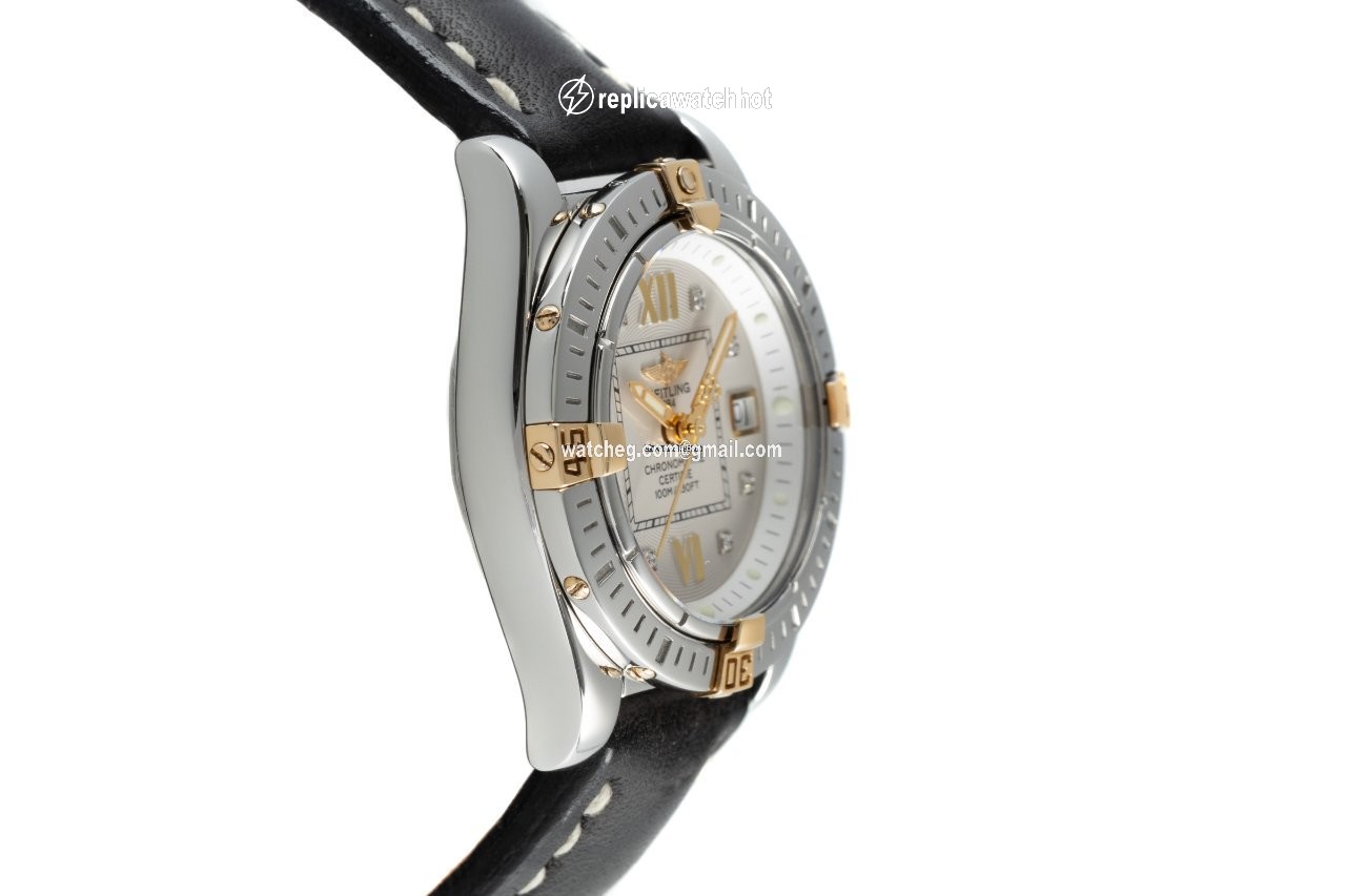 Breitling Cockpit Lady Womens watch Quartz Gold Steel B71356 3