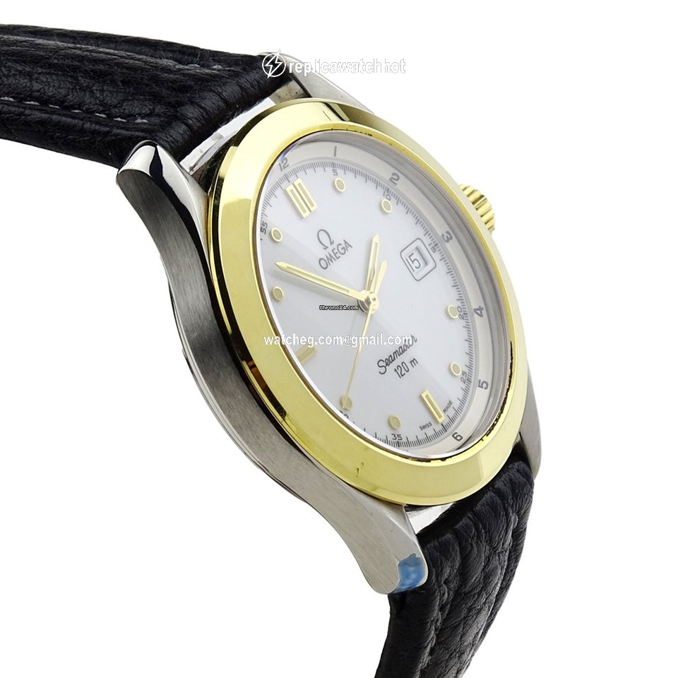 Omega Seamaster Mens watch Unisex Quartz Gold Steel 2711.20.31 3