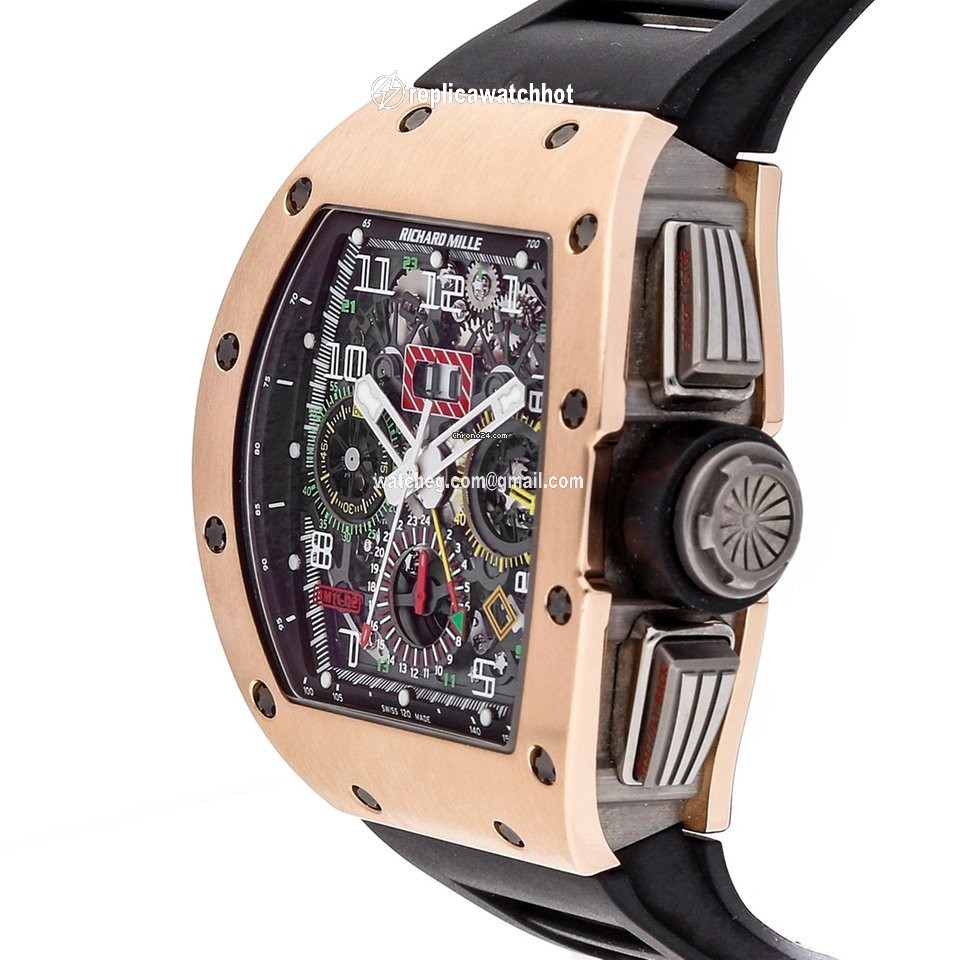 Richard Mille RM 011 Mens watch Unisex Automatic Rose gold RM 11-02 3
