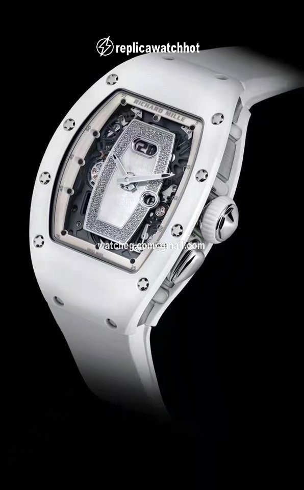 Richard Mille RM 037 Womens watch Automatic Ceramic Richard Mille RM037 White 3