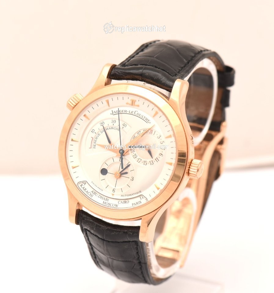 Jaeger-LeCoultre Master Geographic Mens watch Unisex Automatic Red gold 142.2.92 3