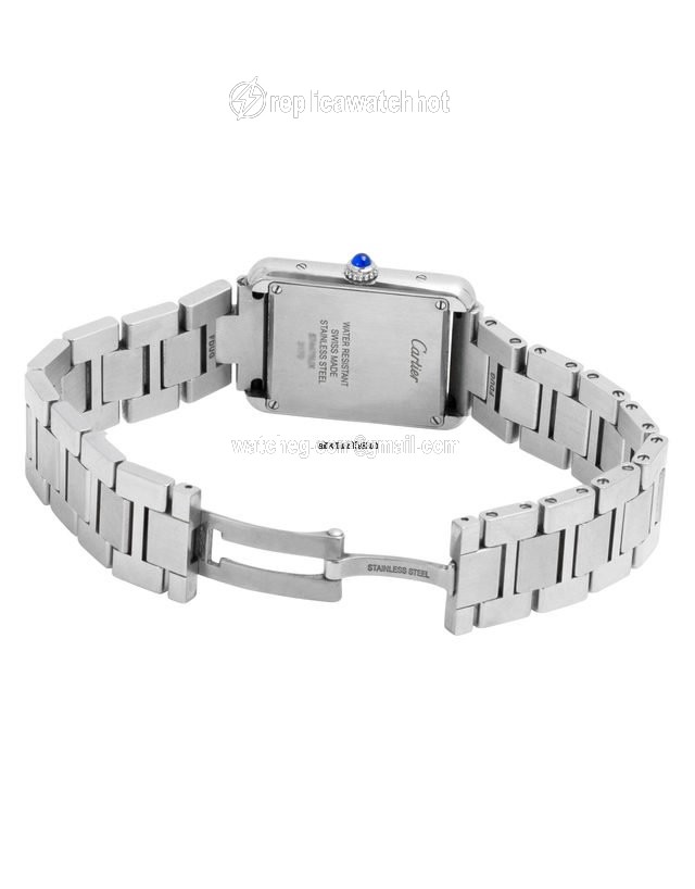 Cartier Tank Solo Mens watch Unisex Quartz Steel W5200013 3170 3