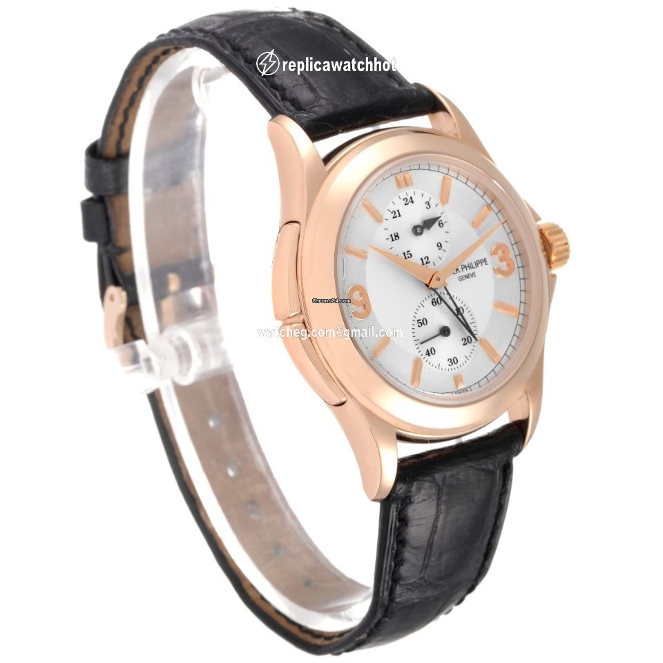 Patek Philippe Travel Time Mens watch Unisex Manual winding Rose gold 5134R 3