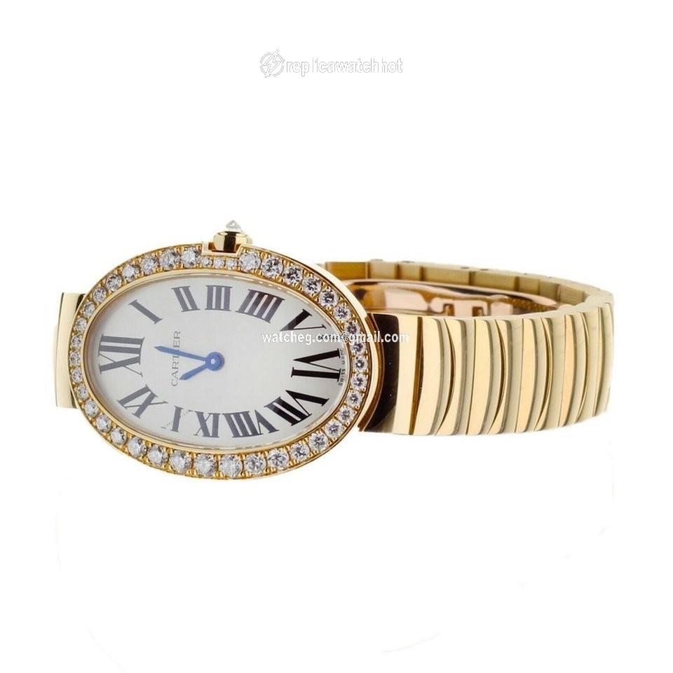Cartier Baignoire Womens watch Quartz Yellow gold WB520002 3