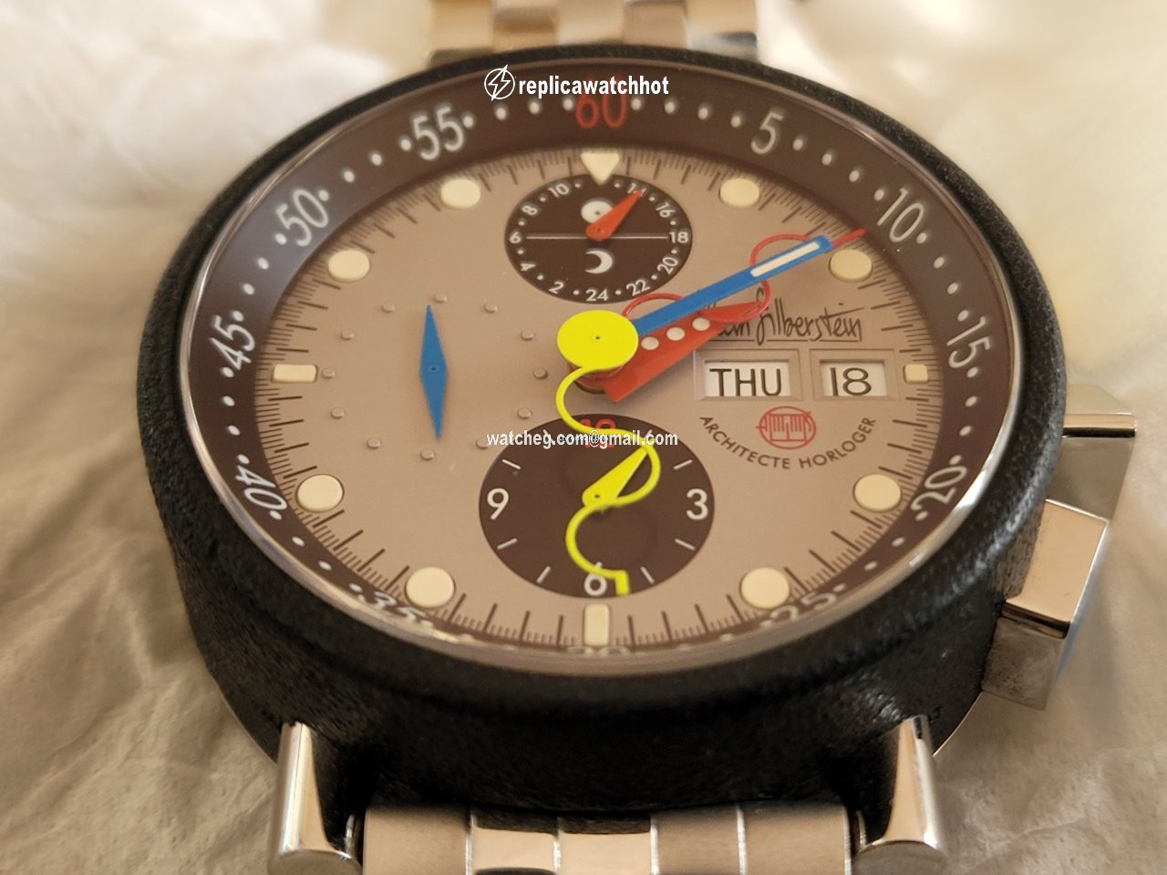 Alain Silberstein Mens watch Unisex Automatic Steel Serie 4  500  061 3