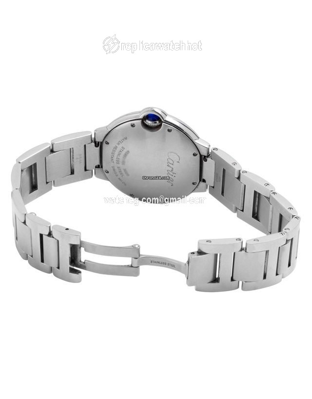 Cartier Ballon Bleu 36mm Mens watch Unisex Quartz Steel W69011Z4 3005 3