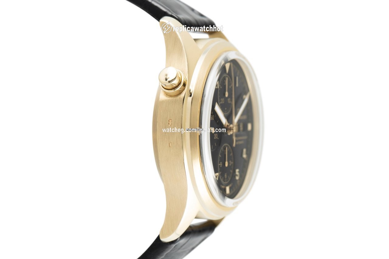 IWC Pilot Double Chronograph Mens watch Unisex Automatic Yellow gold 3711 3