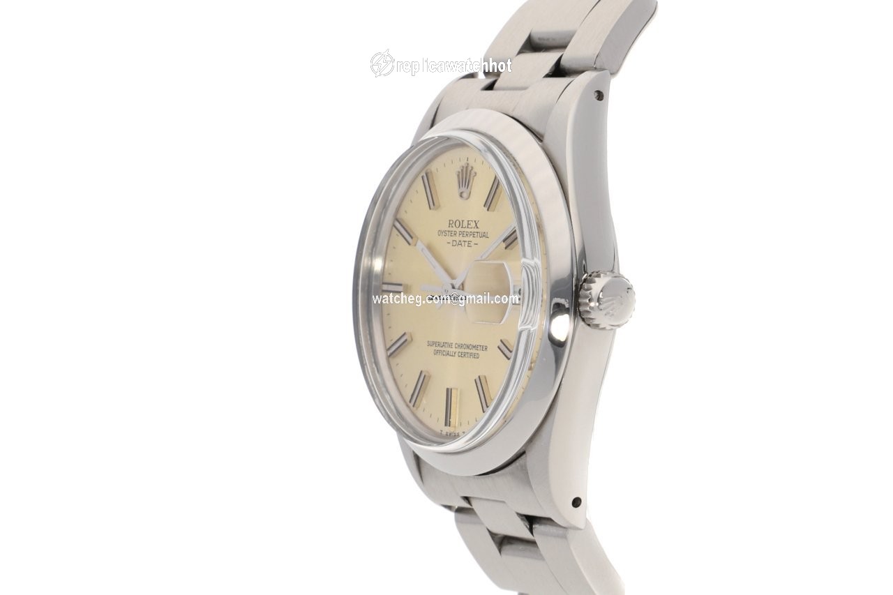 Rolex Oyster Perpetual Date Mens watch Unisex Steel Automatic 15000 3