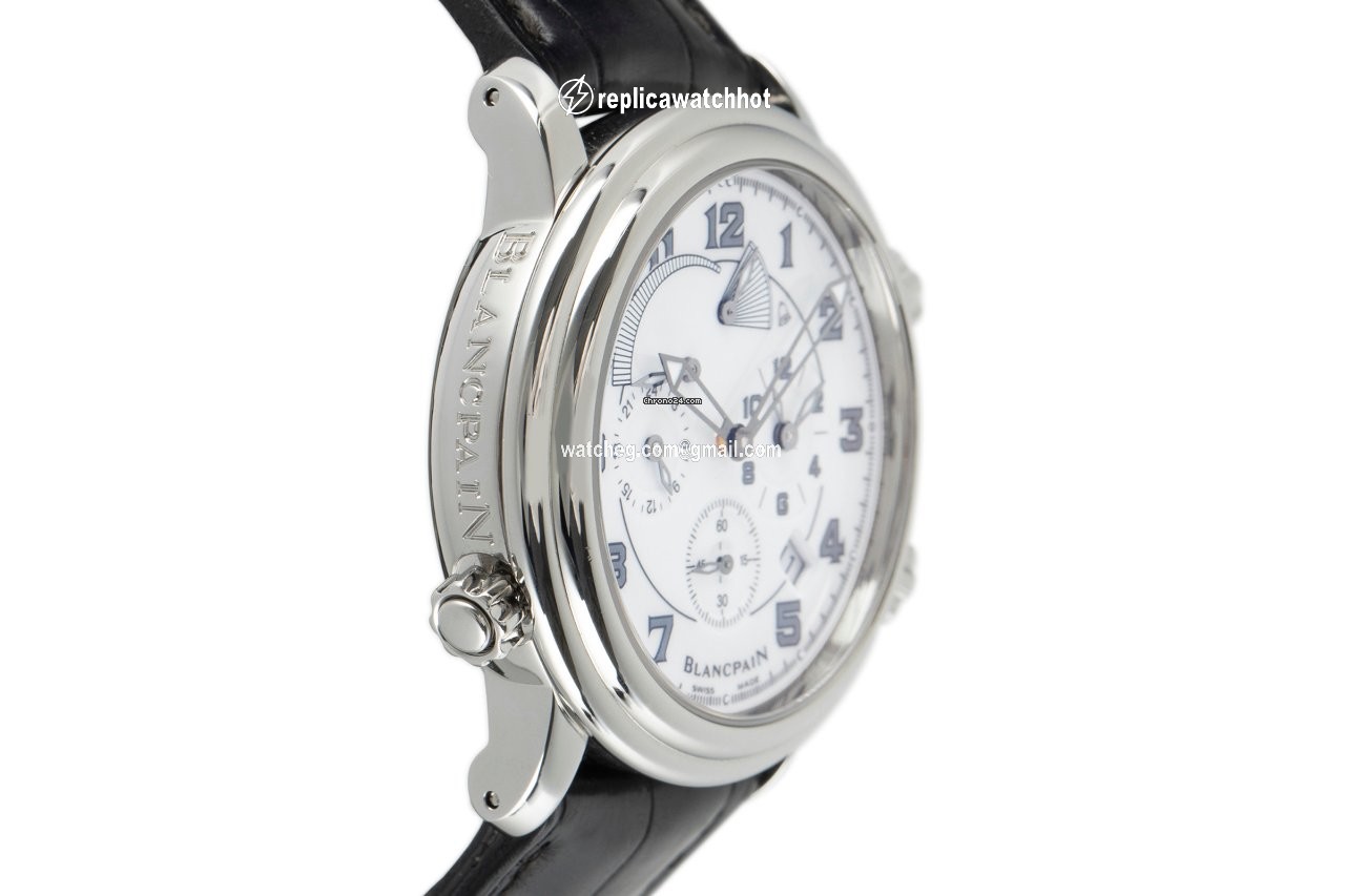Blancpain Leman Reveil GMT Mens watch Unisex Automatic Steel 2041-1542M-53B 3