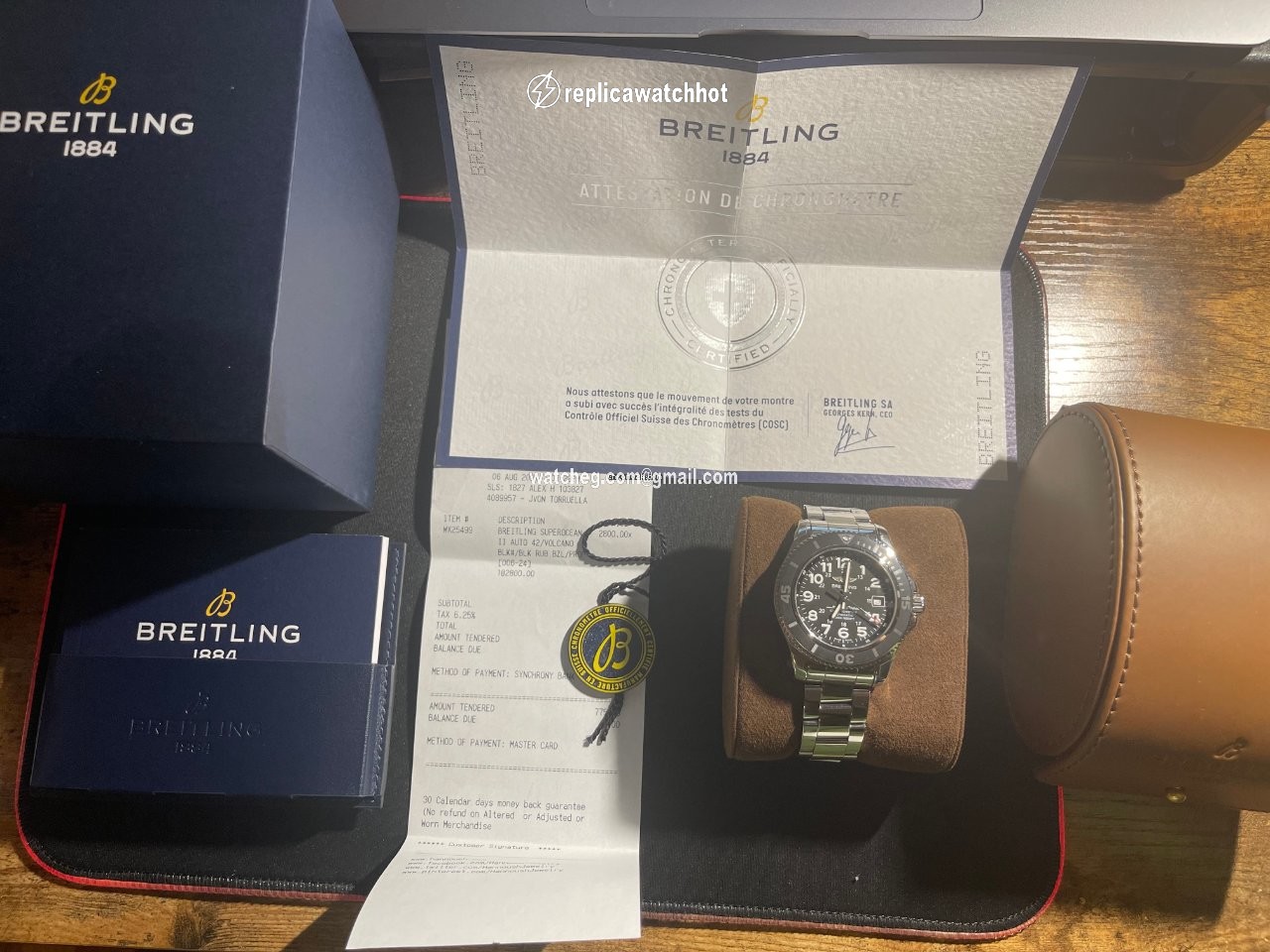 Breitling Superocean II 42 Mens watch Unisex Automatic Steel A17365C9 BD67-161A 3