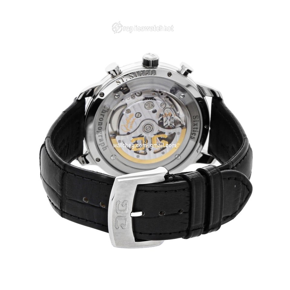 Glashtte Original Sixties Chronograph Mens watch Unisex Automatic Steel 1-39-34-04-22-04 3