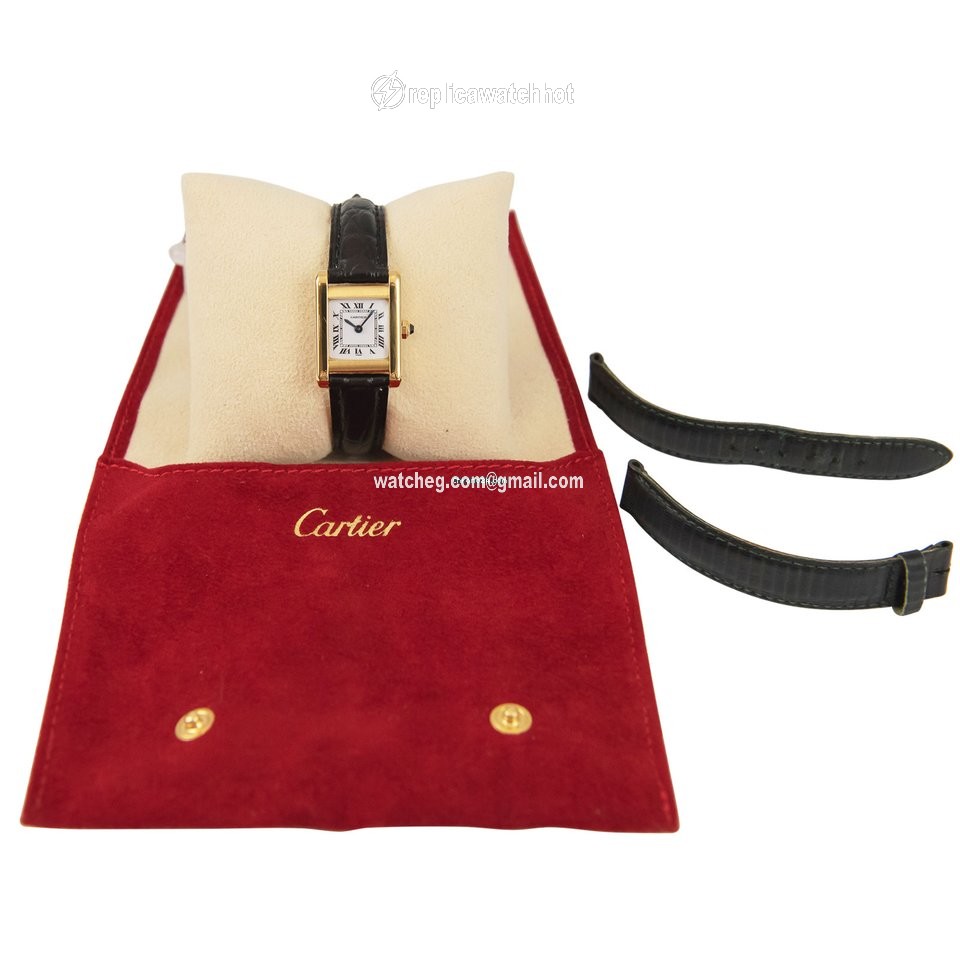 Cartier Tank Womens watch Manual winding Yellow gold 78093 3