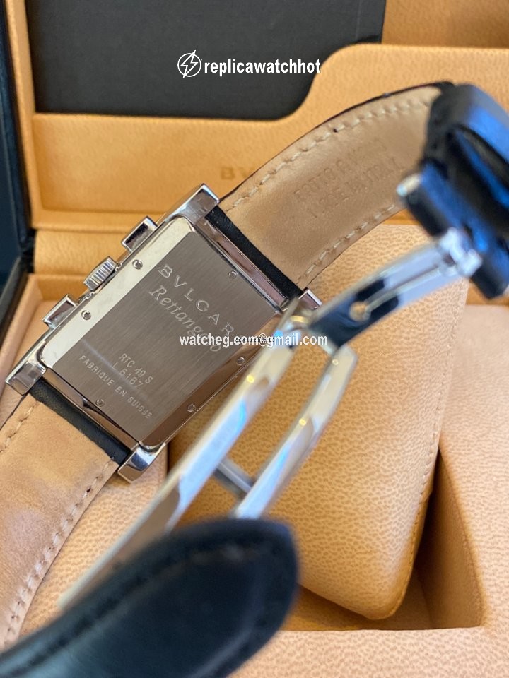 Bulgari Rettangolo Mens watch Unisex Quartz Steel RTC49BRSVD 3
