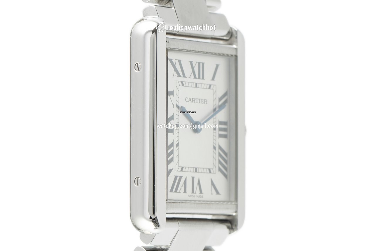 Cartier Tank Solo Mens watch Unisex Quartz Steel 3169 3