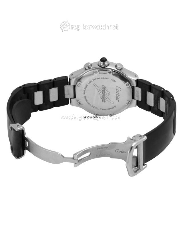 Cartier 21 Chronoscaph Mens watch Unisex Quartz Steel 2996 3