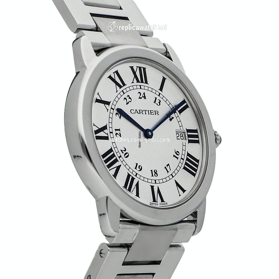Cartier Ronde Solo de Cartier Mens watch Unisex Quartz Silver W6701005 3