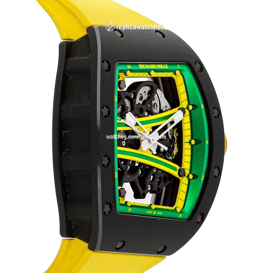 Richard Mille RM 061 Mens watch Unisex Manual winding Ceramic RM61-01 CA-TZP 3